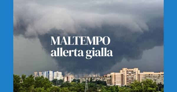 METEO: Allerta gialla per temporali - Maltempo colpisce il Nord Italia